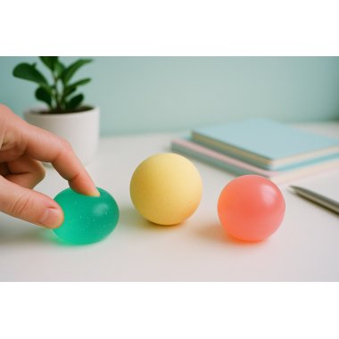 S�dan v�lger du den rigtige stressbold: gel, skum eller TPR?