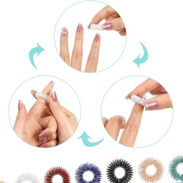 💍 Fidget toys Akupressur ringe
