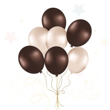 🟤 Brun Latex Balloner Ensfarvede