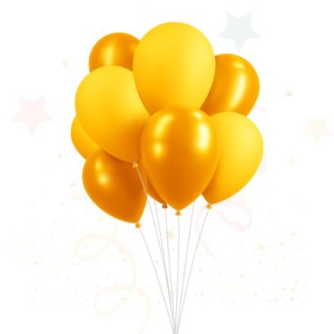 🟡 Gul Latex Balloner Ensfarvede