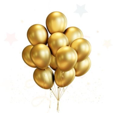 💛 Guld Latex Balloner Ensfarvede