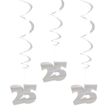 🩶 Sølvbryllup Pynt