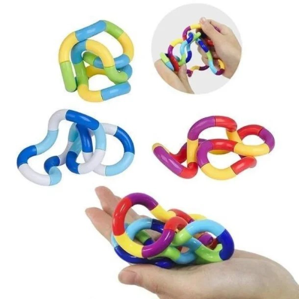 Tangles Fidget – Ro, Fokus & Sansestimulering