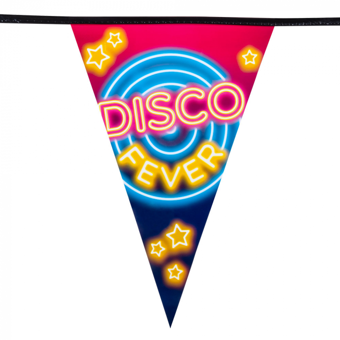 Disco Fever Vimpel Plast | 6 Meter