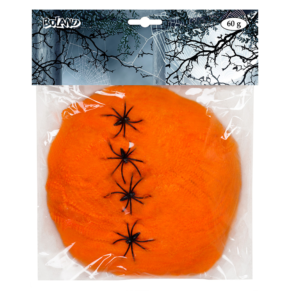 Billede af Spindelvæv 60g Med 4 Spiders Orange