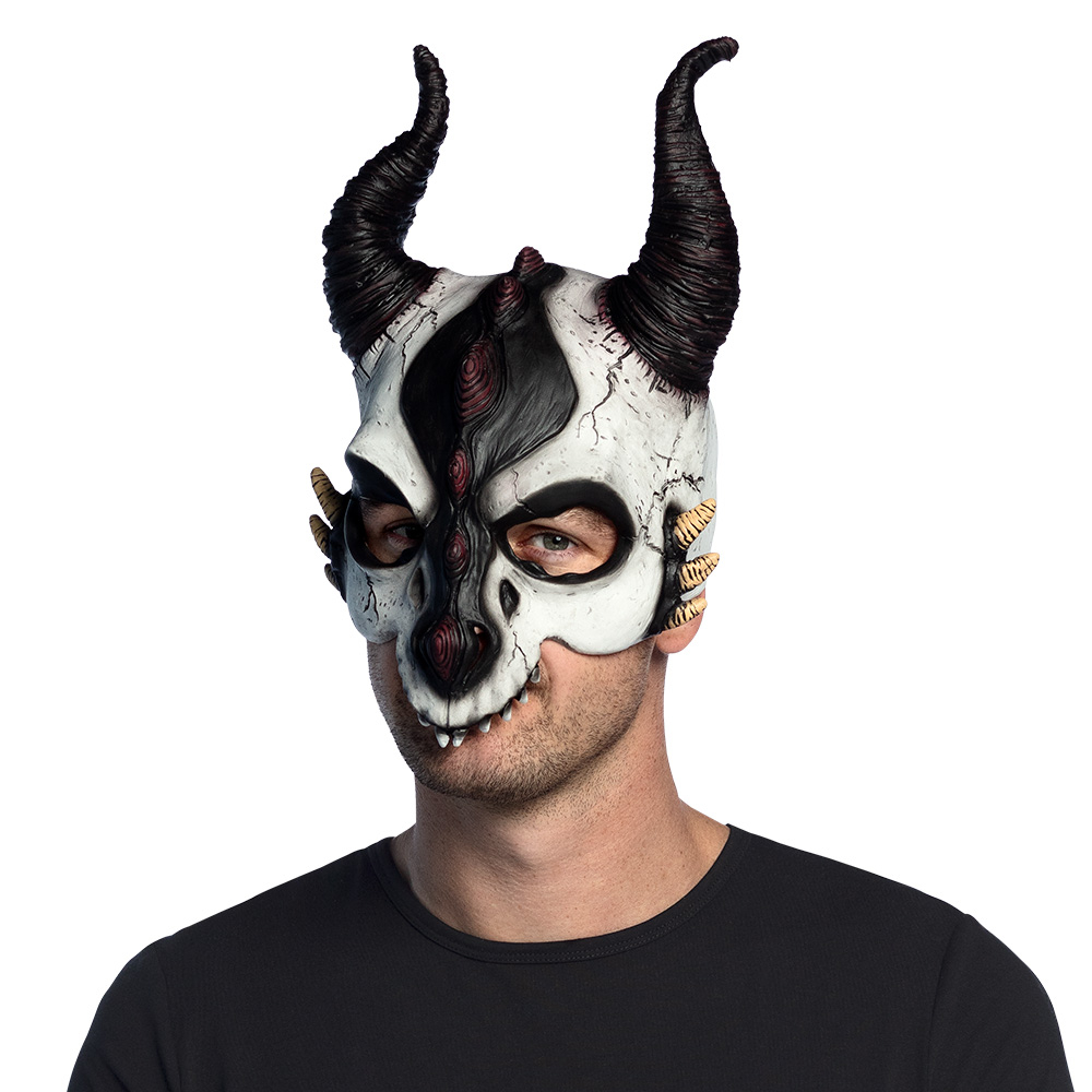 Latex Maske Dragon Skull