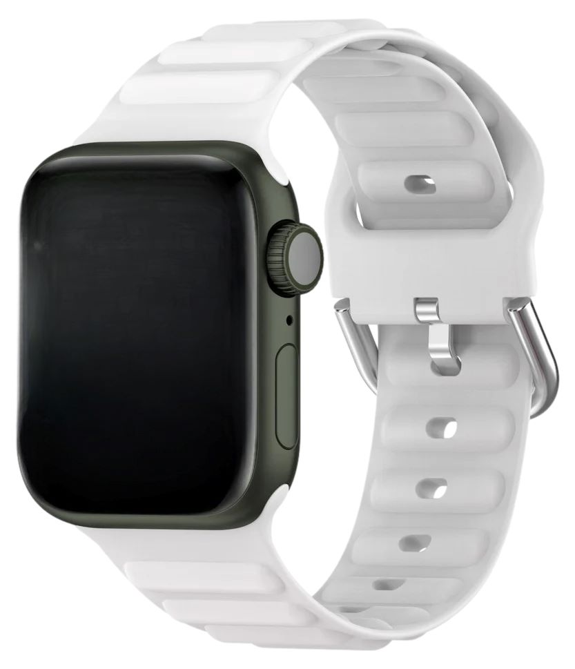Billede af Apple Watch Wave Silikone 38/40/41 - Hvid