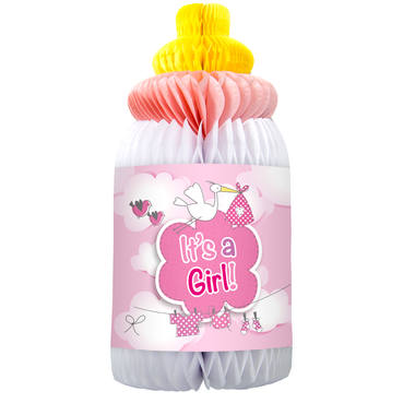 Baby girl sutteflaske Honeycomb