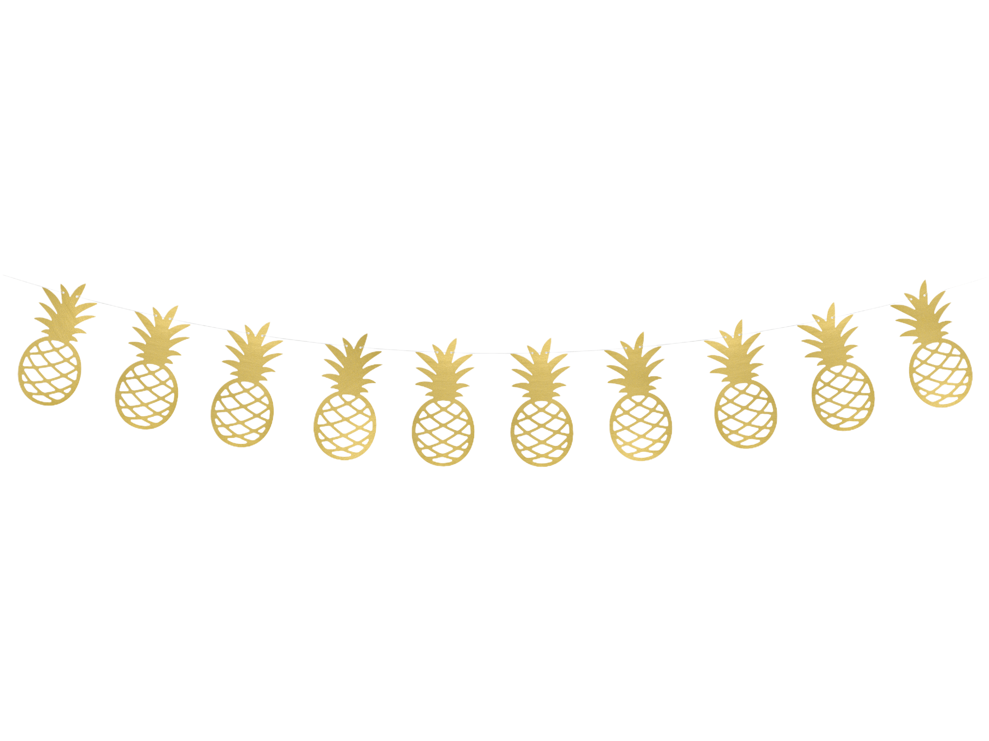 Hawaii tema, Guirlande med ananas