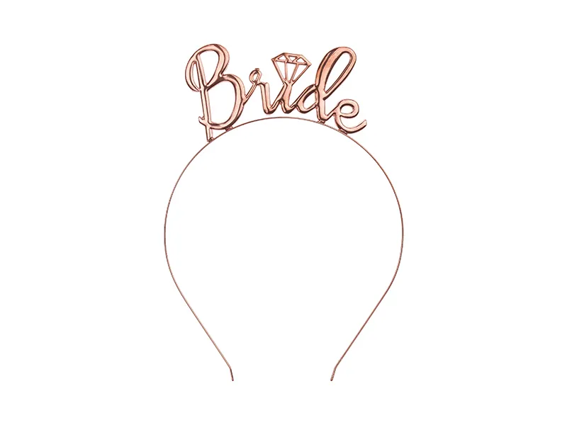 Bride hårbånd - rosa guld