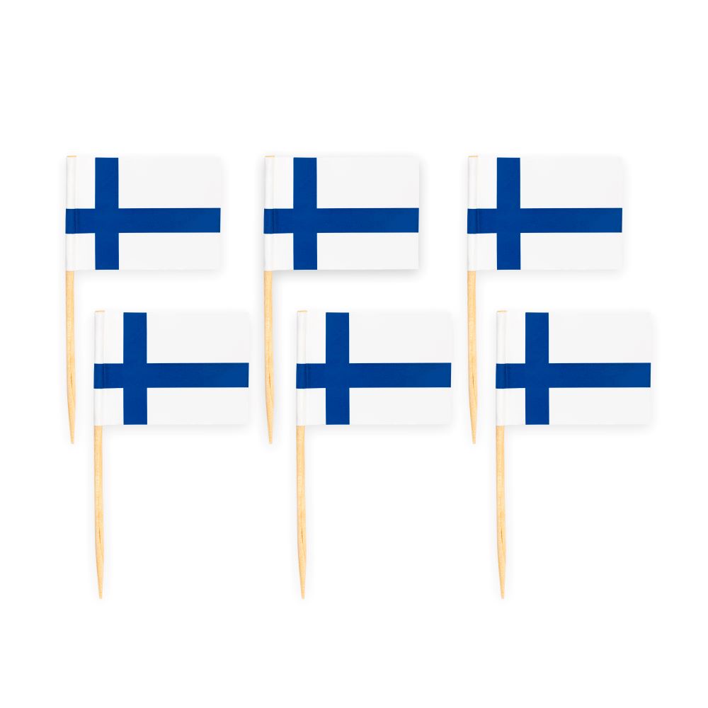 Flag sticks Finland - 50 stk.