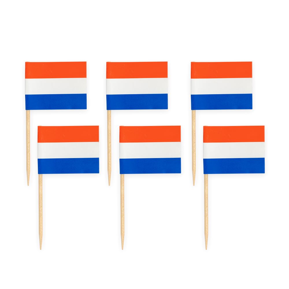 Flag sticks Holland - 50 stk.