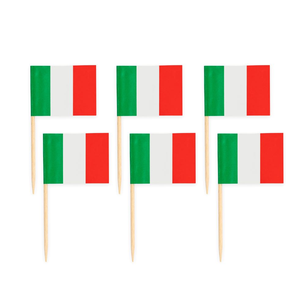 Flag sticks Italien - 50 stk.