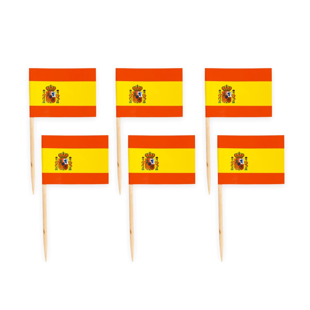 Flag sticks Spanien - 50 stk.