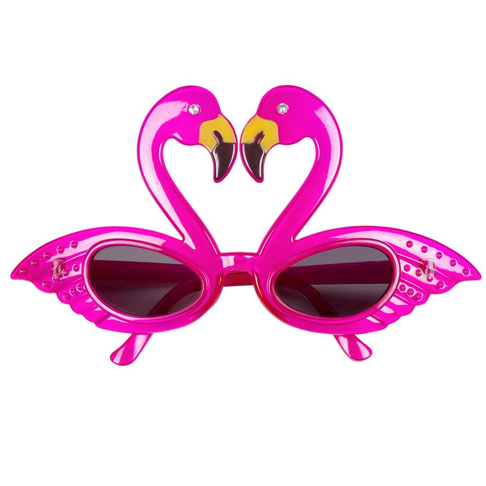 Flamingo unisex lyserøde briller