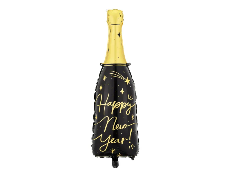 Folieballon - Champagneprop Glædeligt Nytår