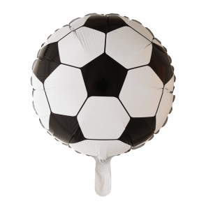 Fodbold folie ballon, 46 cm - 1 stk.
