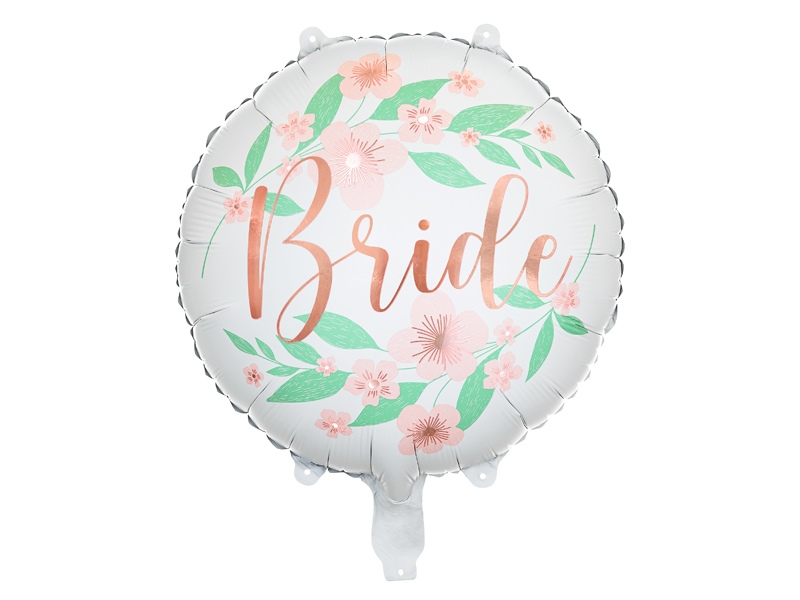 Folieballon Bride Blomster 45 cm