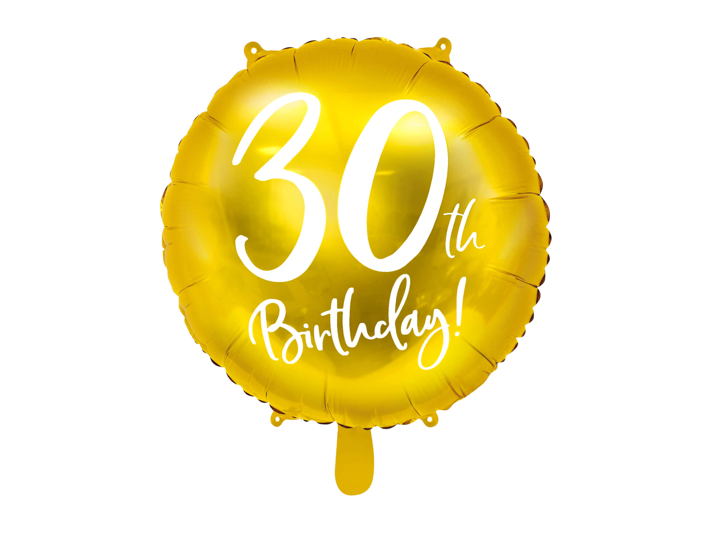30 år Ballon Guld Folie