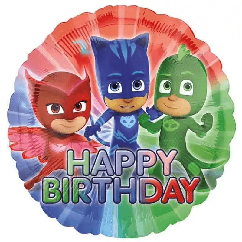 Folieballon PJ Masks Happy Birthday 45 cm