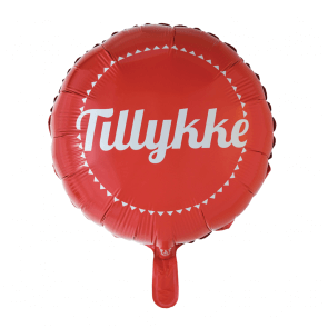 Folieballon Tillykke 45 cm