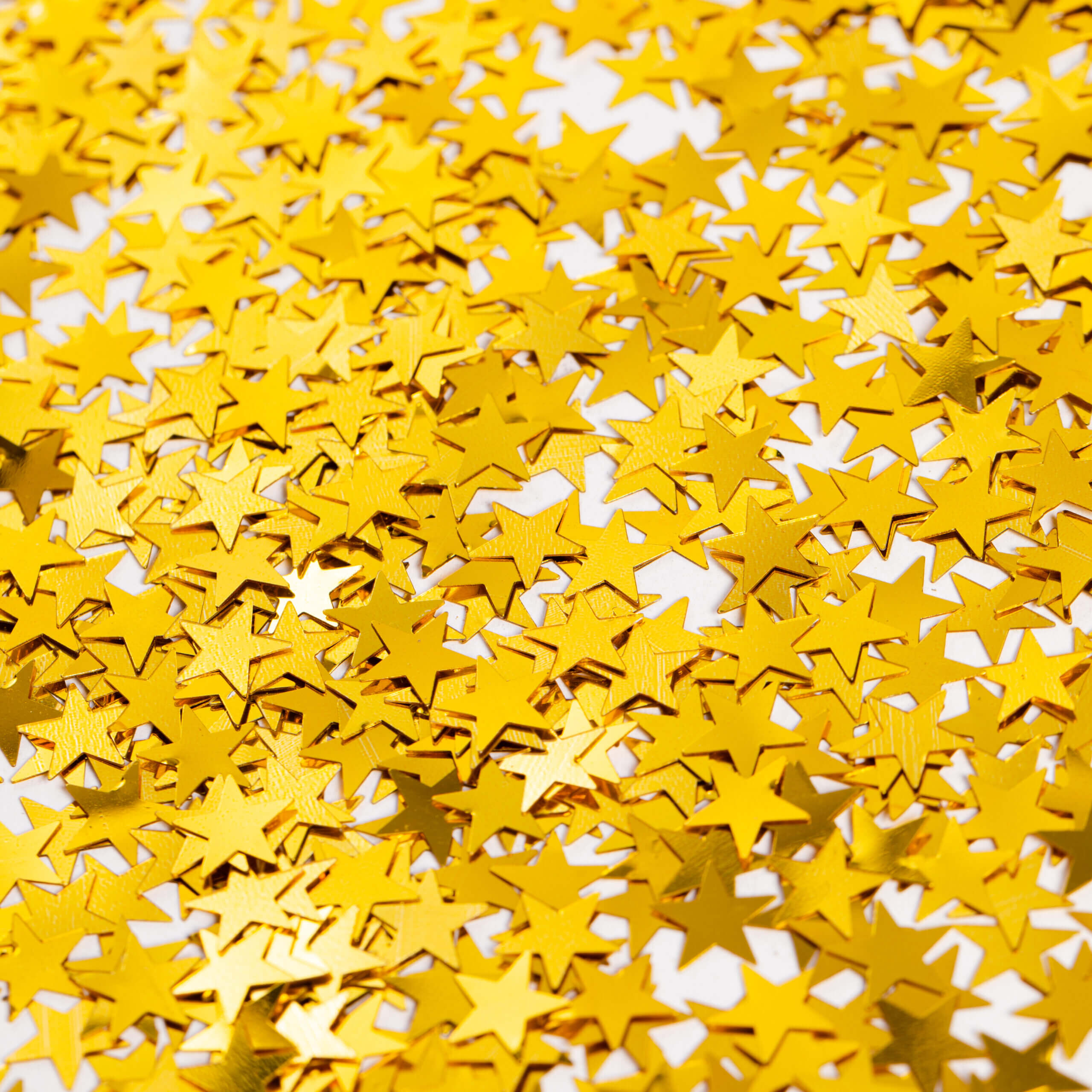 Guld stjerner konfetti 14 gram