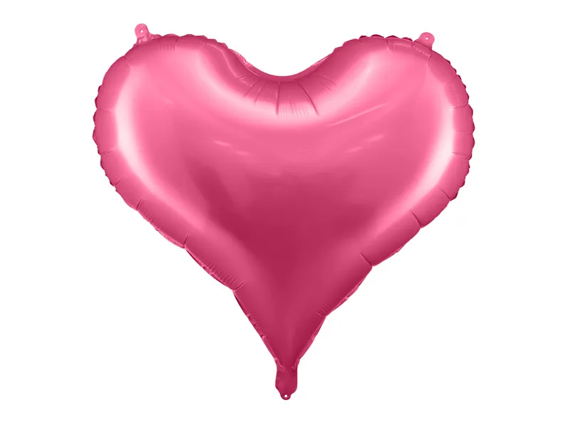 Hjerte Folieballon Pink 75x64,5 cm