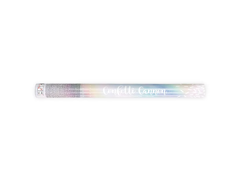 Konfettirør iridescent 60 cm