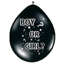 Latex Balloner BOY OR GIRL - 8 stk.