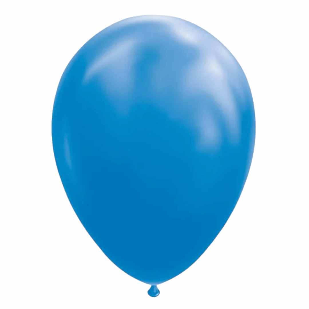 Latex Balloner Blå 30 cm  - 25 stk.