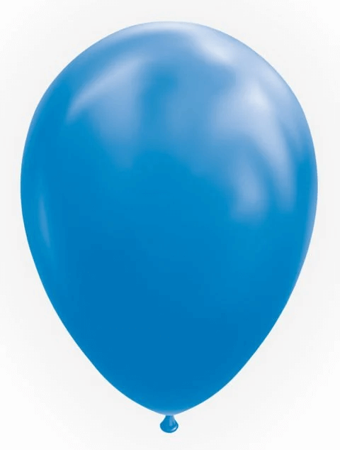Latex Balloner Blå 30 cm  - 25 stk.