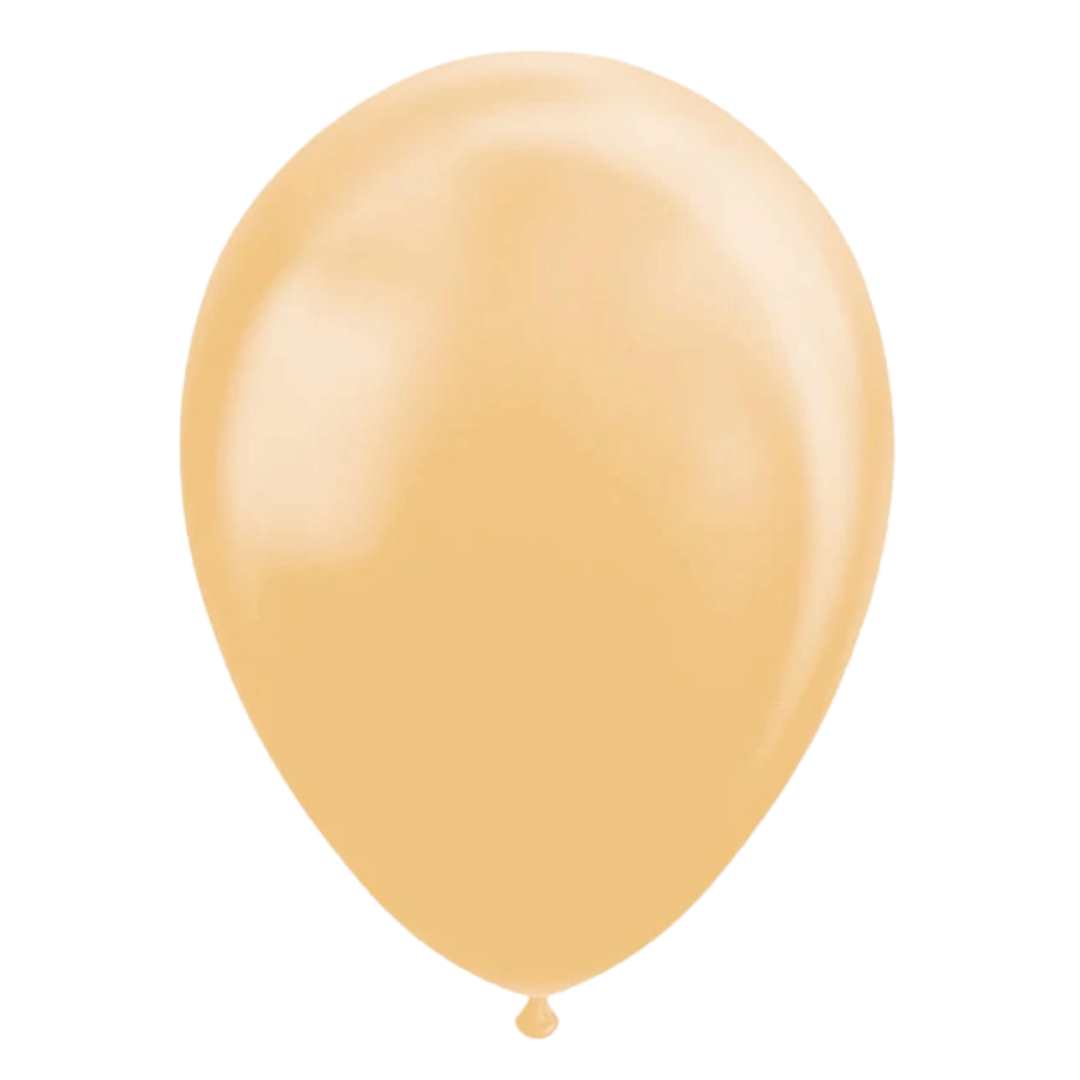 Latex Balloner Macarons Pastel Fersken  30 cm  - 25 stk.