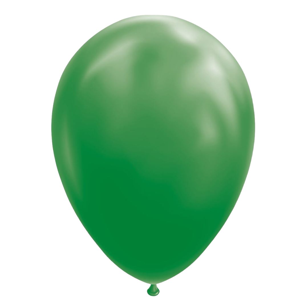 Latex Balloner Mørkegrøn 30 cm  - 25 stk.