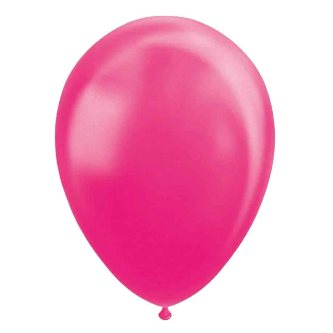 Latex Balloner Perlemor Pink 30 cm  - 25 stk.
