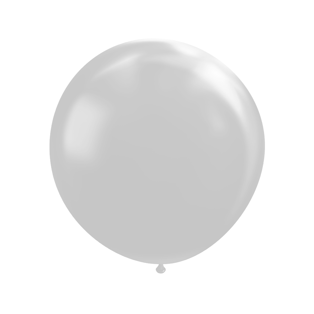 Latex Balloner Sølv 100 Cm  - 1 Stk.