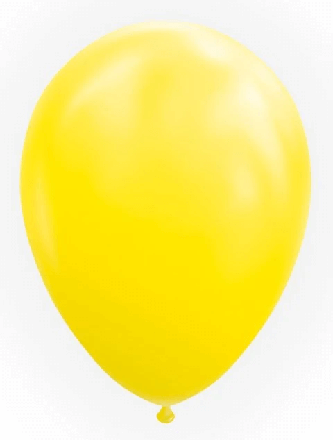 Latex Balloner gul 30 cm  - 25 stk.