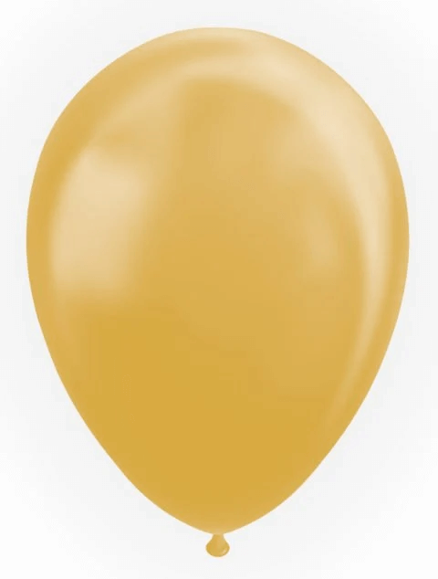 Latex Balloner metallic guld 30 cm  - 25 stk.
