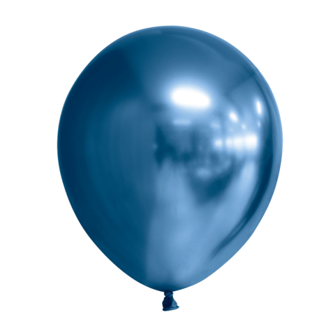 Latex balloner Glossy balloner 30 cm, Blå 10 stk