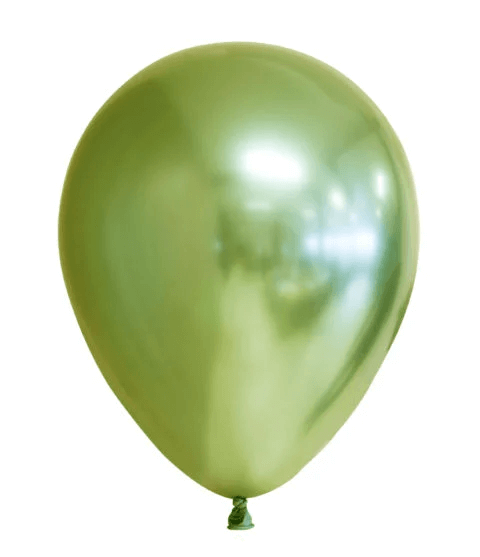 Latex balloner Glossy balloner 30 cm, Lysegrøn 10 stk