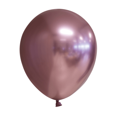 Latex balloner Glossy balloner 30 cm, Rose guld 10 stk