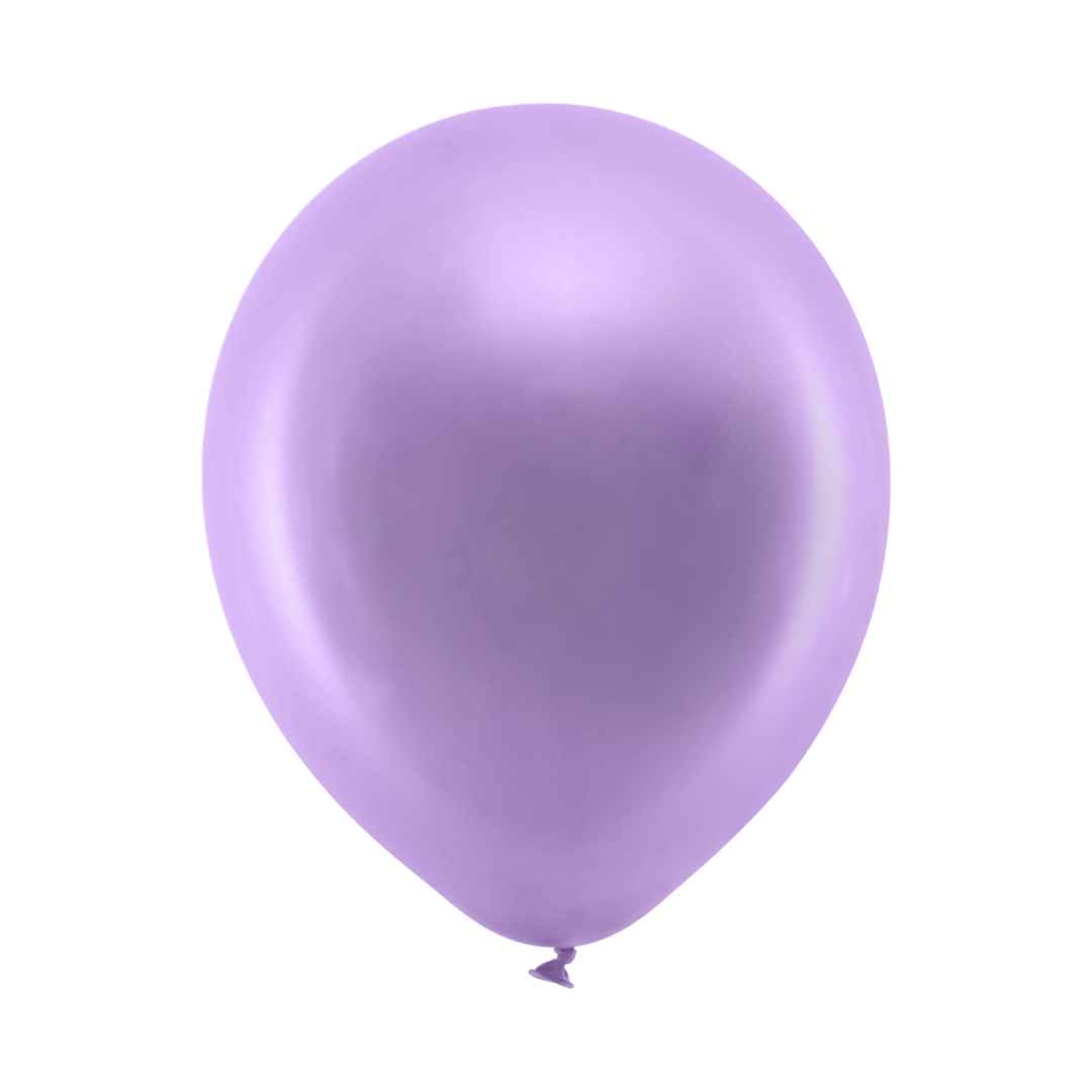 Latex balloner Metalliske balloner 30 cm, Violet 10 stk