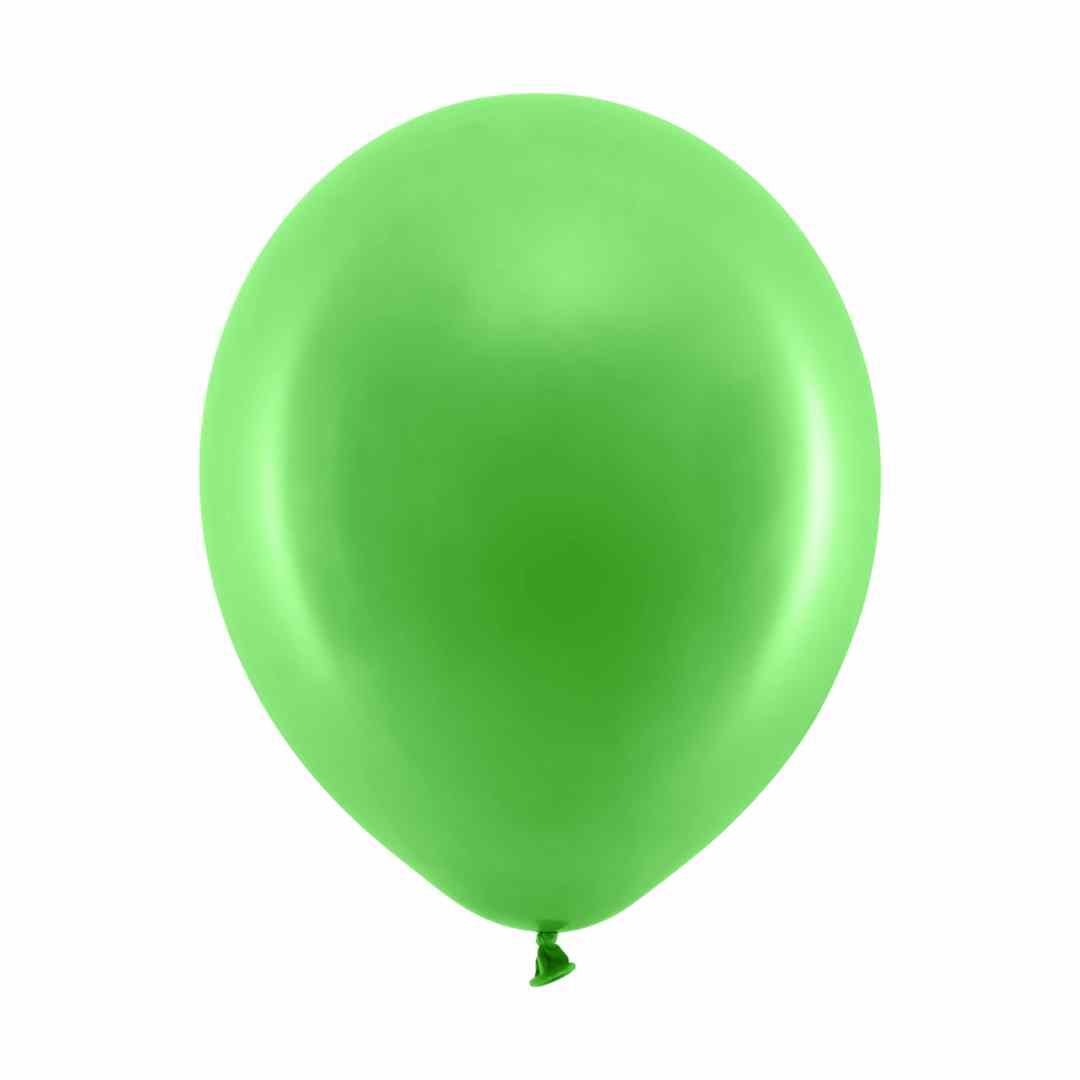Latex balloner Pastel balloner 30 cm, Grøn 10 stk