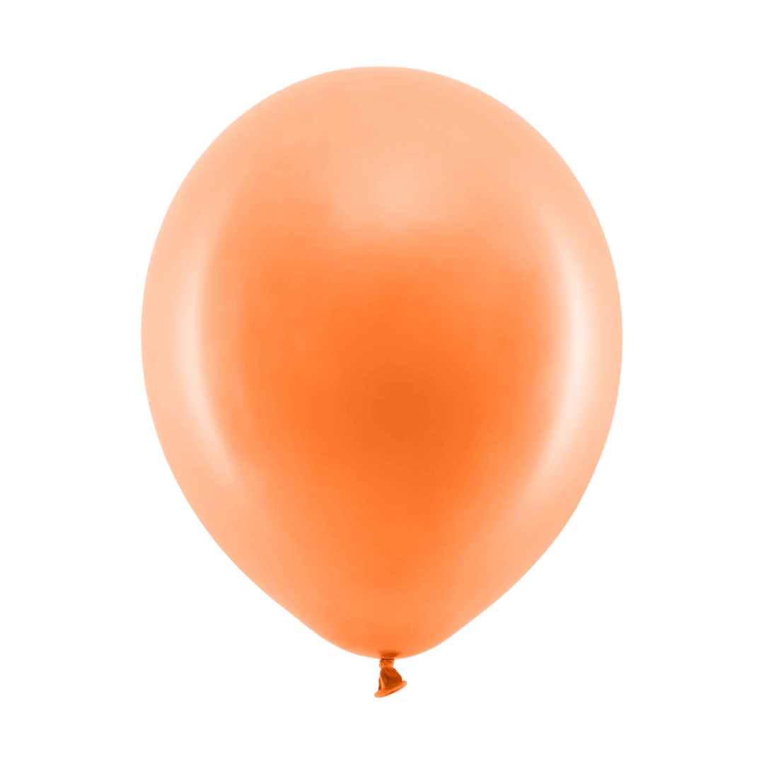 Latex balloner Pastel balloner 30 cm, Orange 10 stk
