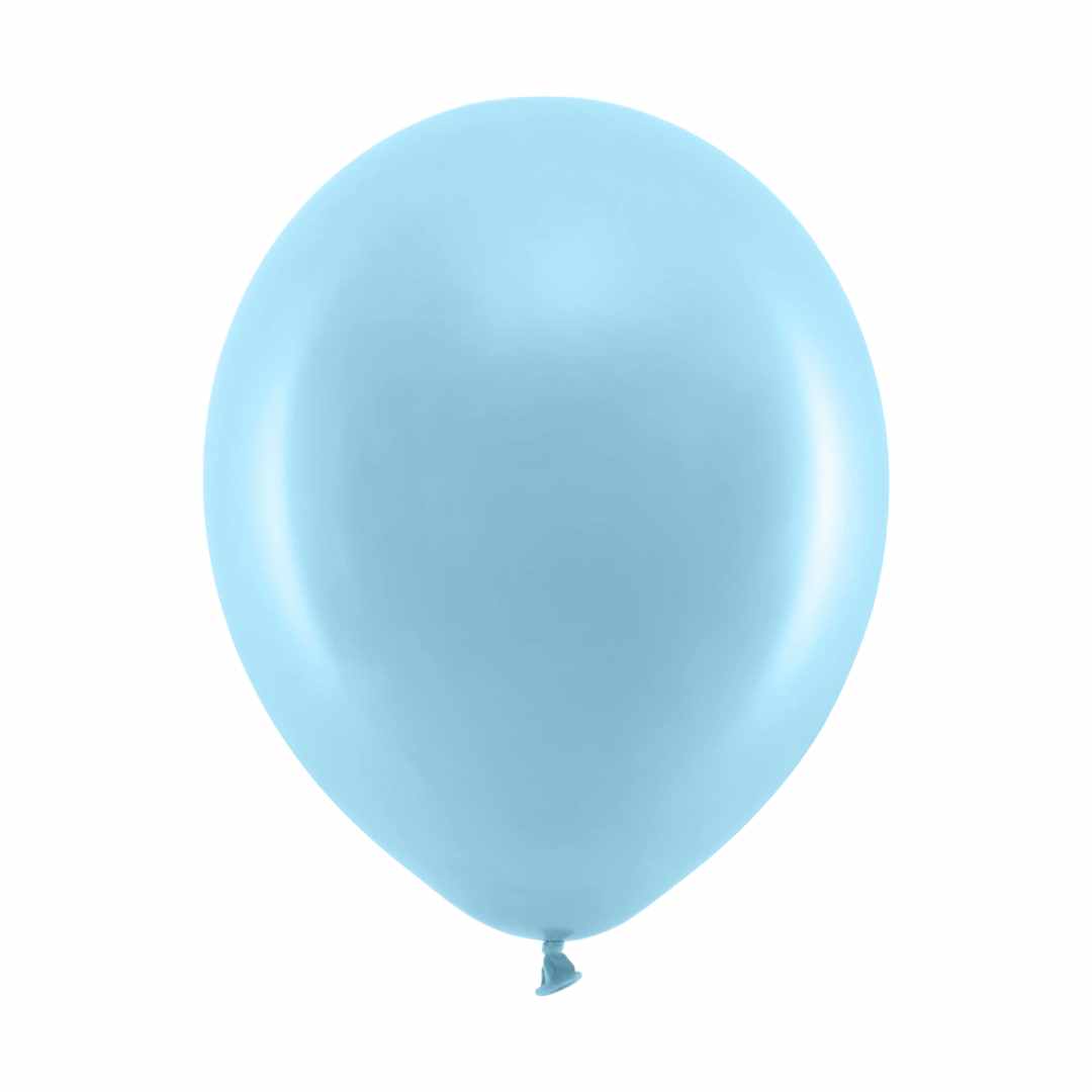 Latex balloner Pastel balloner 30 cm, lyseBlå 10 stk