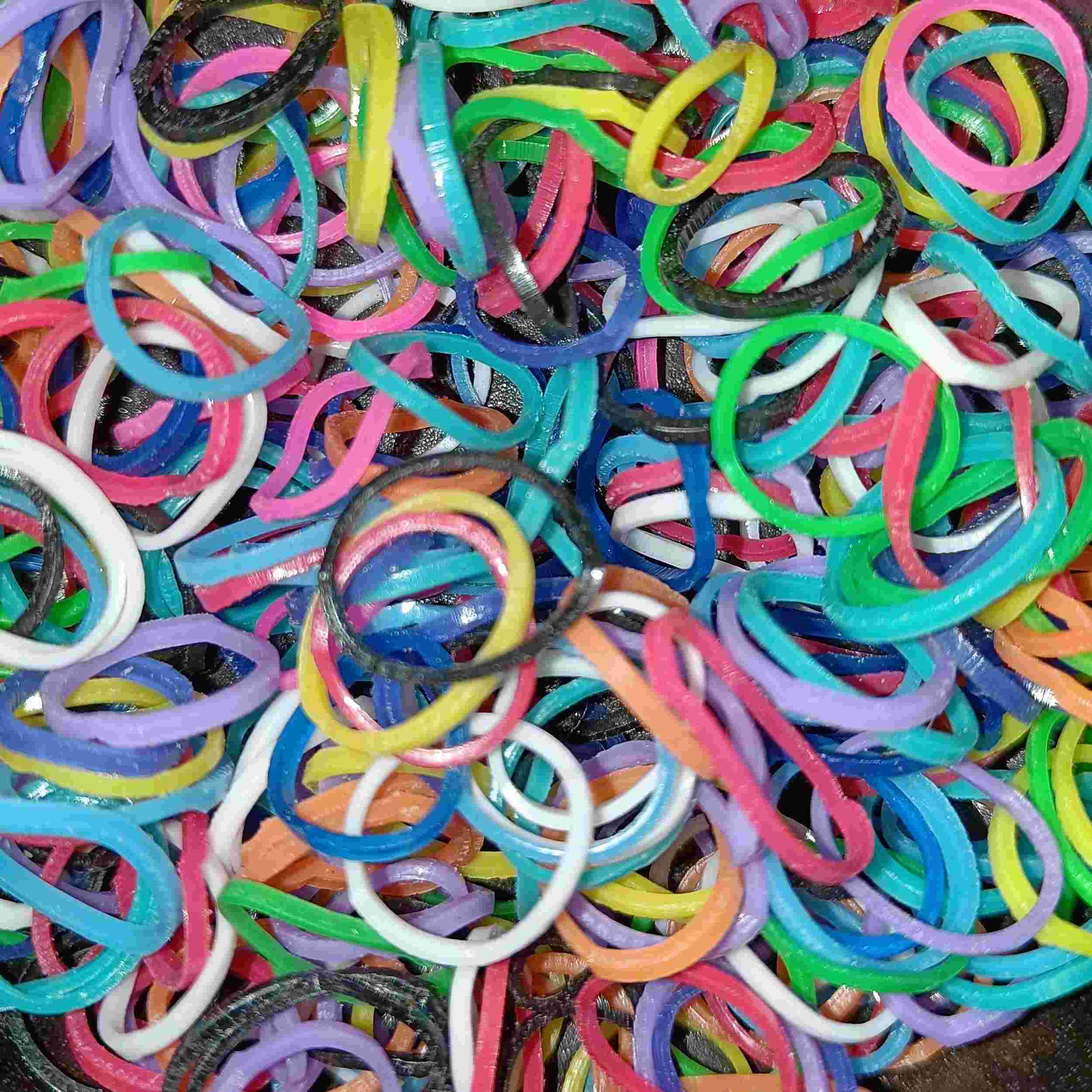 Billede af Mix Loom Bands I Pose Med 300 Stk.