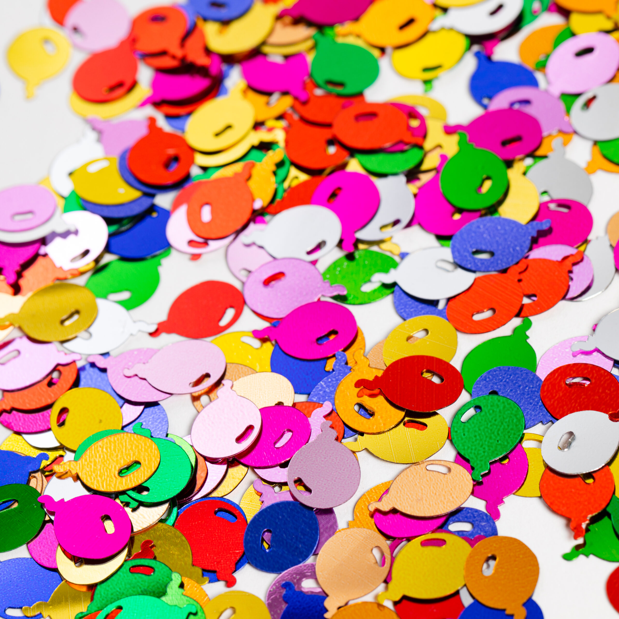 Multifarvet balloner- konfetti 14 gram
