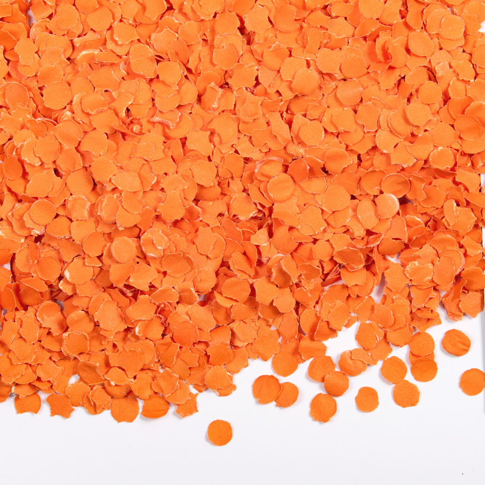Se Orange Confetti 100 Gram hos bents-webshop.dk