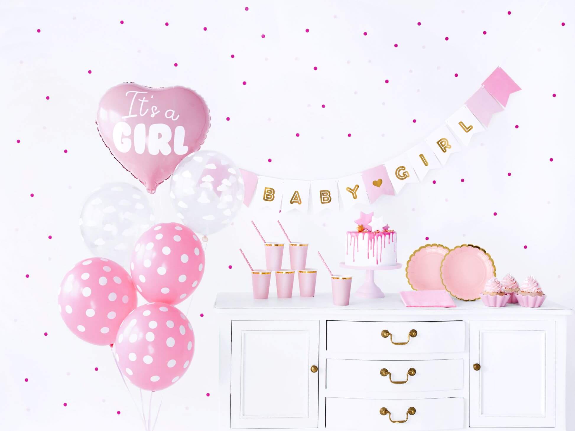 Billede af Party Box It's A Girl Tema