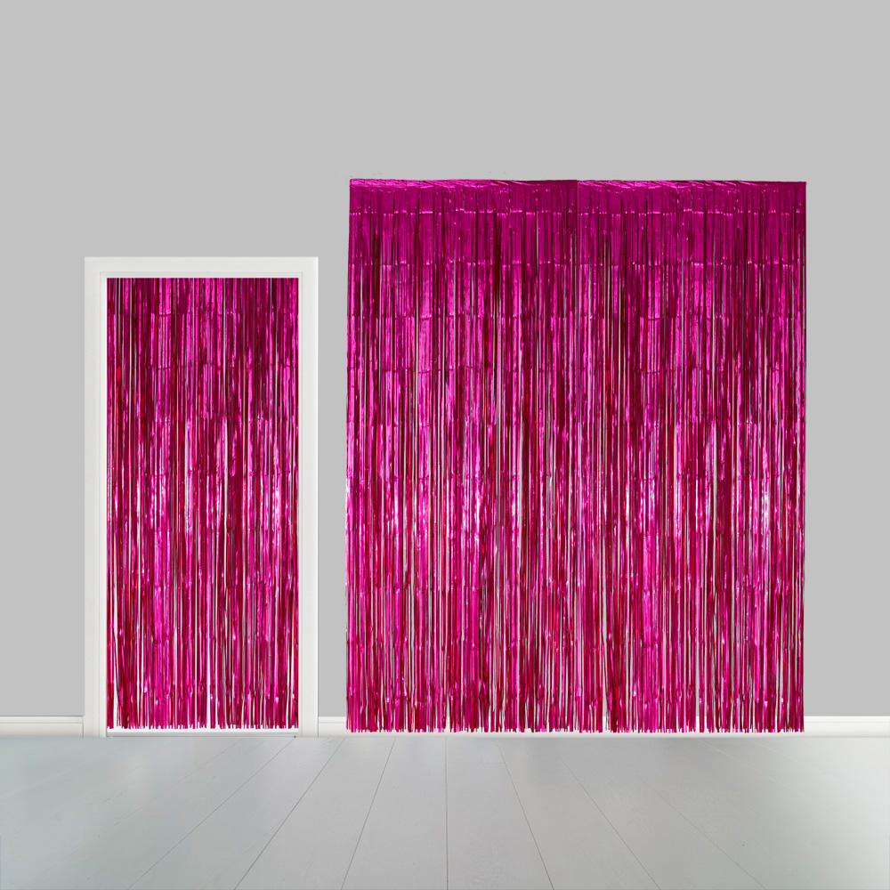 Billede af Party Curtain Pink 100 X 240 Cm