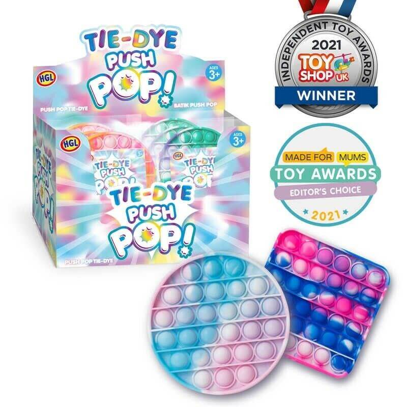 Pop It - Bubble - Fidget Toy: Kendt fra TikTok Tie-DYE